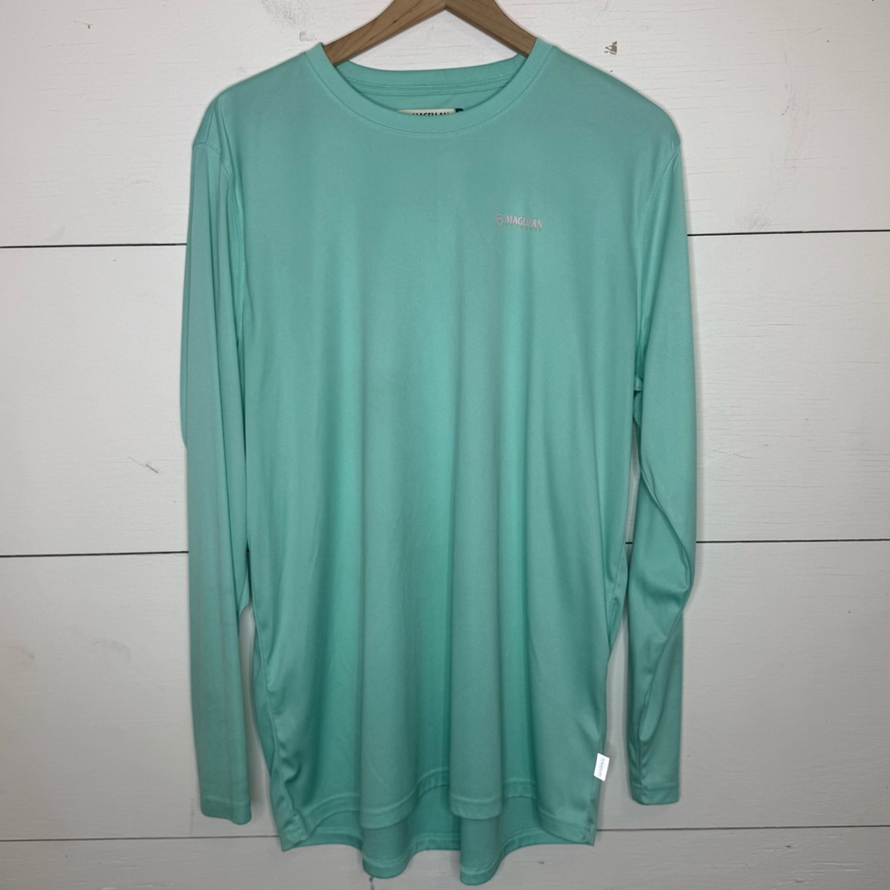 Magellan • Outdoors Long-Sleeve Performance Shirt in Mint Size XL